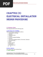 ELECTRICAL INSTALLATION DESIGN PROCEDURE