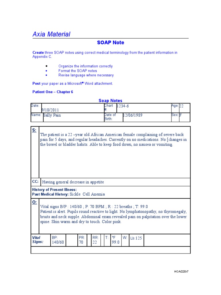 Soap Notes Diabetes Mellitus Peripheral Neuropathy