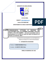 25022023TRAVAIL Bien Corrige Finale SUR L'ALLAITEMENT MATERNEL EXCLUSIF. Updated on 25022023