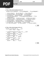 EF4e Elem Entry Test