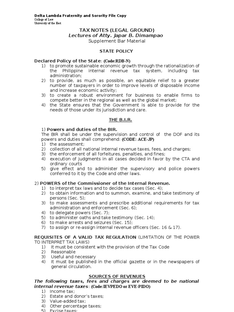 Legal Ground PDF Gross Tax 