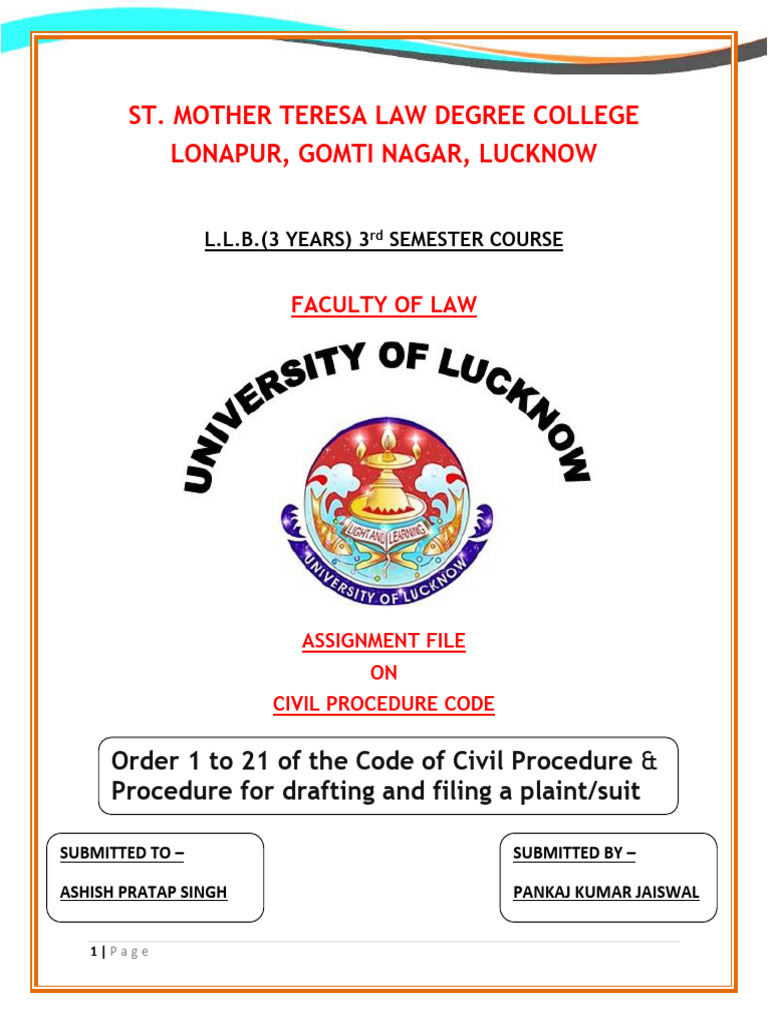 Overview of Civil Procedure Code Orders | PDF | Lawsuit | Judgment (Law)