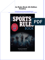 Full Chapter The Sports Rules Book 4Th Edition Kinetics PDF