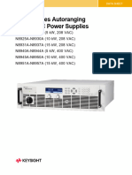 N8900 Series Autoranging System DC Power Supplies