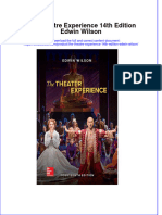 Full Chapter The Theatre Experience 14Th Edition Edwin Wilson PDF