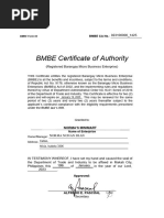 BMBE Form 01 - BMBE Application Form | PDF | Sole Proprietorship ...
