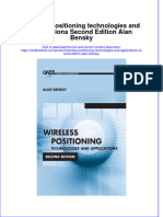Textbook Wireless Positioning Technologies and Applications Second Edition Alan Bensky Ebook All Chapter PDF
