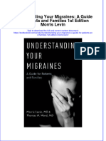 Textbook Understanding Your Migraines A Guide For Patients and Families 1St Edition Morris Levin Ebook All Chapter PDF