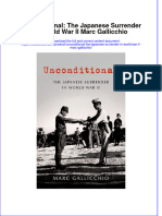 PDF Unconditional The Japanese Surrender in World War Ii Marc Gallicchio Ebook Full Chapter