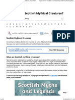 Scottish Mythical Creatures – Kelpies, Selkies, and More