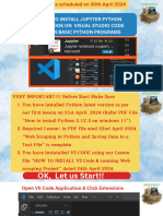 HOW TO INSTALL JUPYTER PYTHON NOTEBOOK ON VISUAL STUDIO CODE & Run Basic PYTHON Programs
