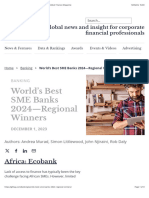 World's Best SME Banks 2024-Regional Winners - Global Finance Magazine