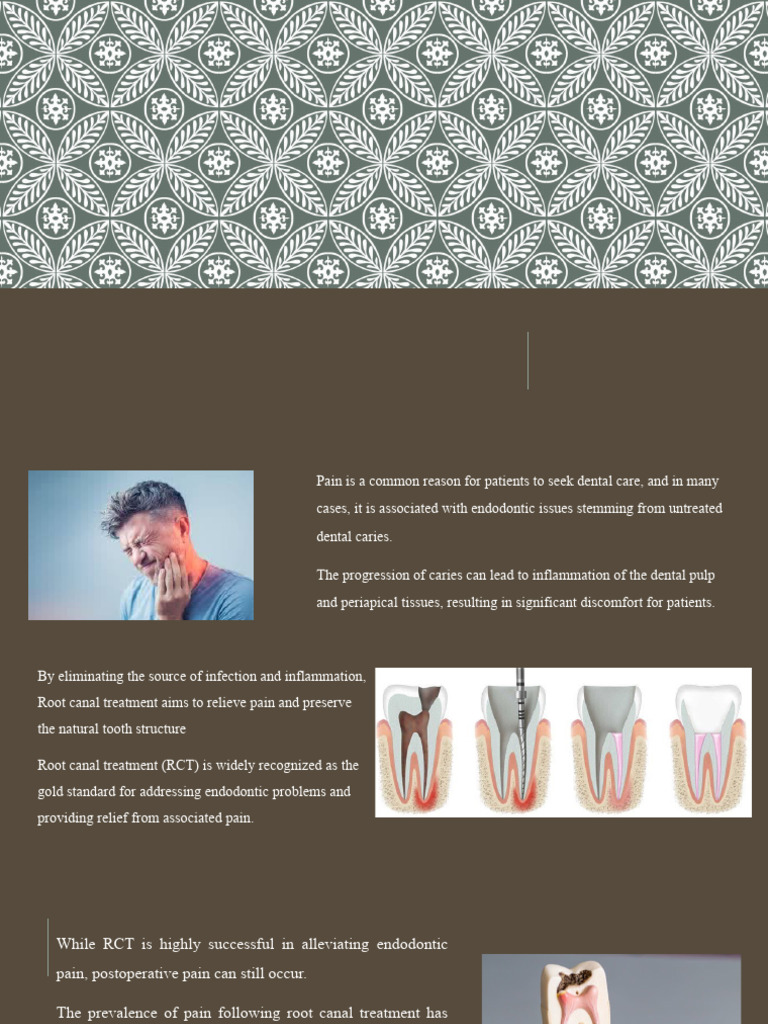 Effect of occlusal reduction on postoperative pain reduction following