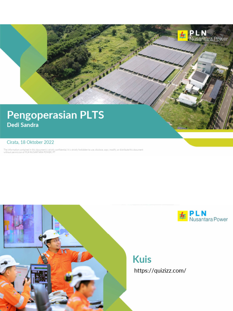 Level 2 - Pengoperasian PLTS | PDF | Photovoltaic System | Power Inverter