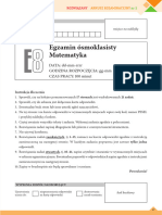 Rozwiązania Zadań - Matematyka, Arkusz 2 (Wydawnictwo Greg)