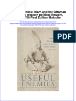 PDF Useful Enemies Islam and The Ottoman Empire in Western Political Thought 1450 1750 First Edition Malcolm Ebook Full Chapter