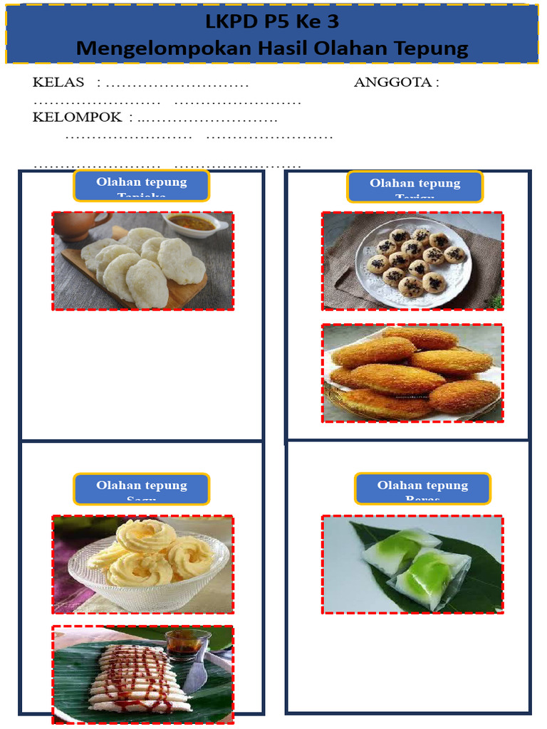 Mengelompokan Hasil Olahan Tepung | PDF
