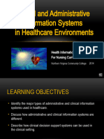 Clinical & Administrative Information Systems Lecture (Nursing) (NOVA)