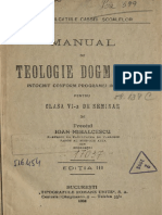 Manual de Teologie Dogmatica Mihalcescu 1924