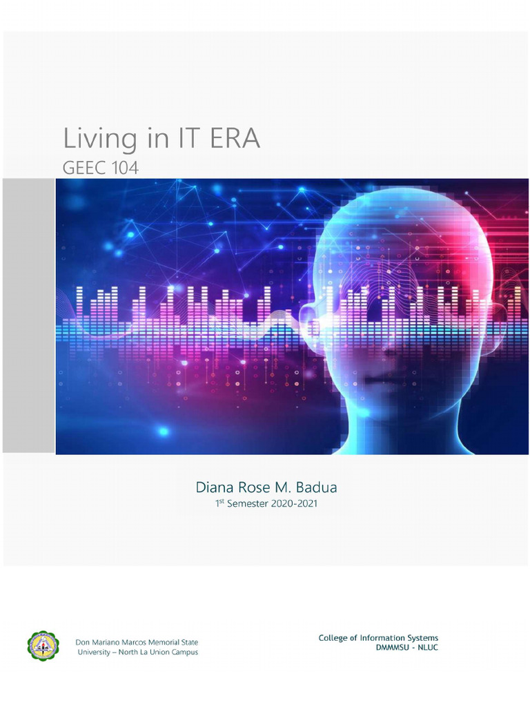Module 1 Living in The IT Era | PDF