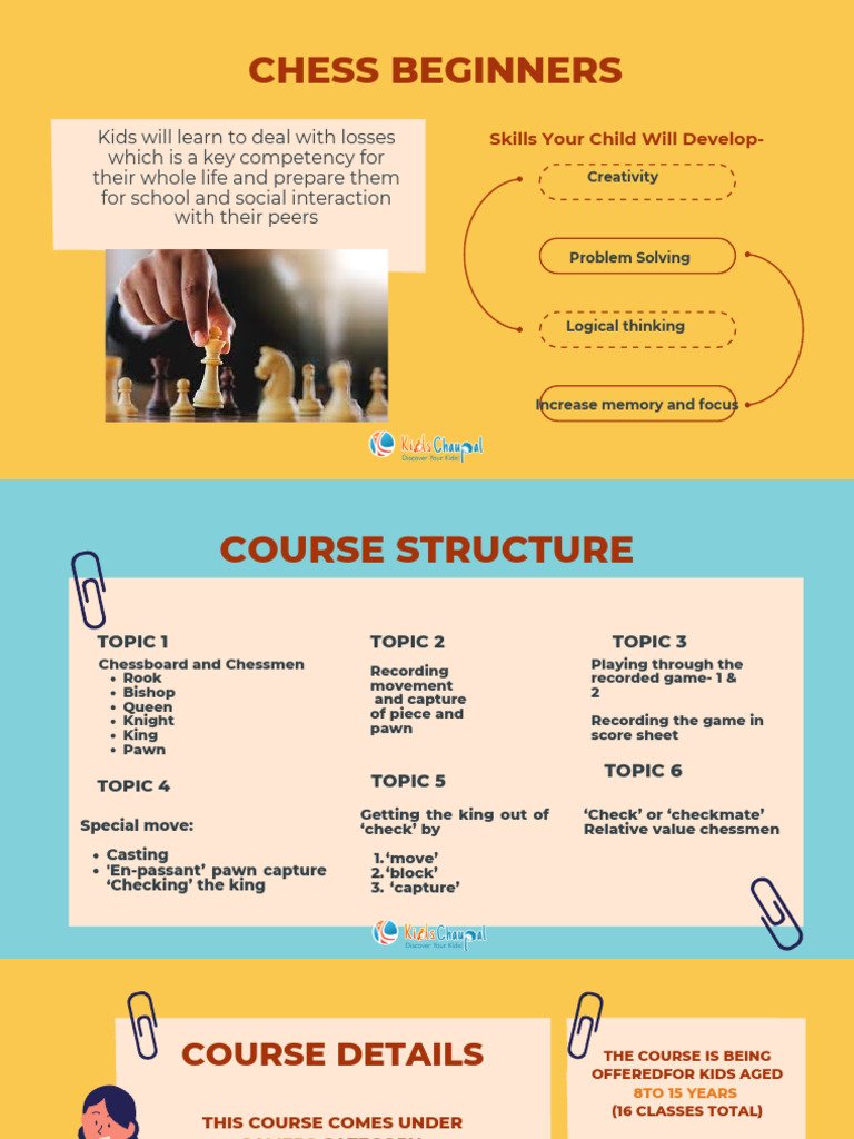 Chess Course for Kids Aged 8-15 | PDF | Chess | Abstract Strategy Games