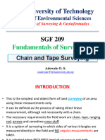 SGF209 - L2 (Chain Surveying)