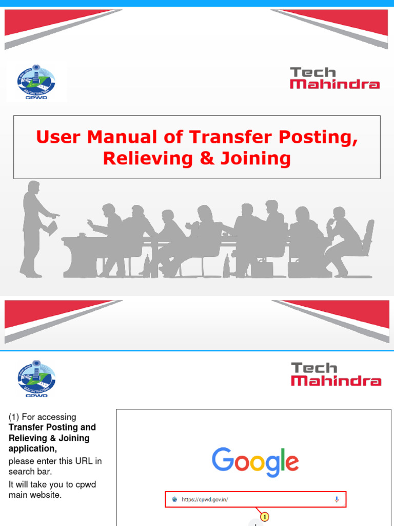 User Manual of Transfer Posting Relieving and Joining V 2.3 | PDF ...