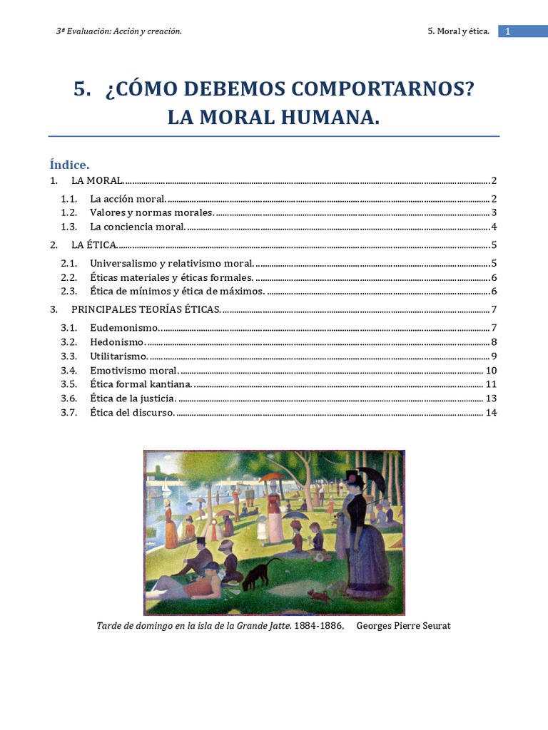 Cómo Debemos Comportarnos | PDF | Moralidad | Placer