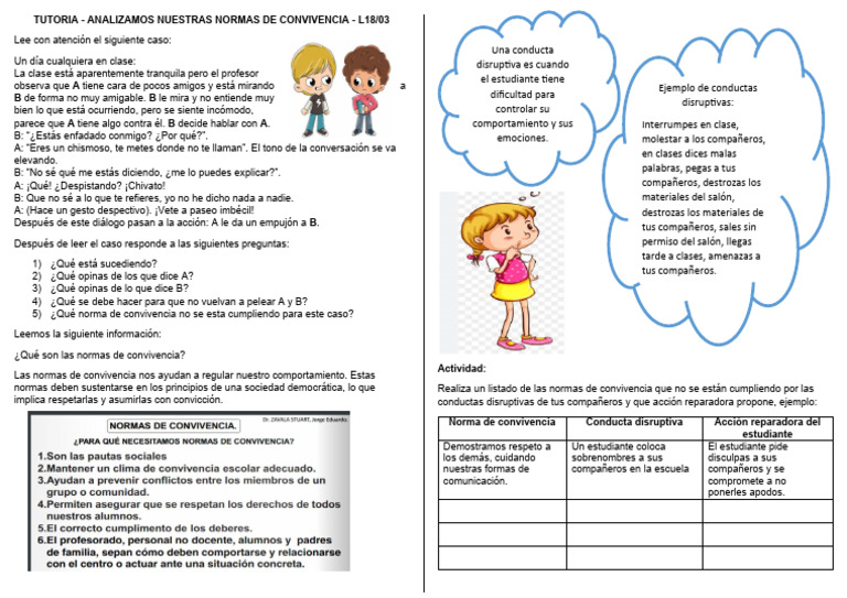 Personal Social Ficha de Trabajo | PDF | Comportamiento
