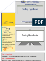 10 Statistical Analysis Testing Hypothesis (4