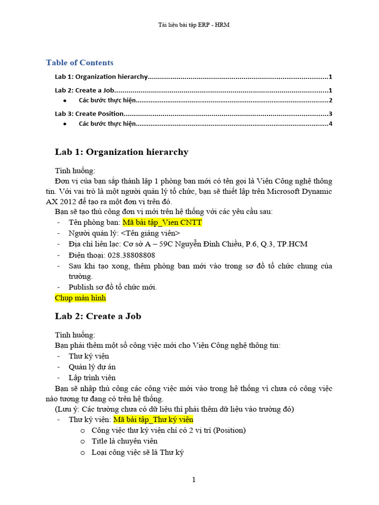 Labs Hrm123 | PDF