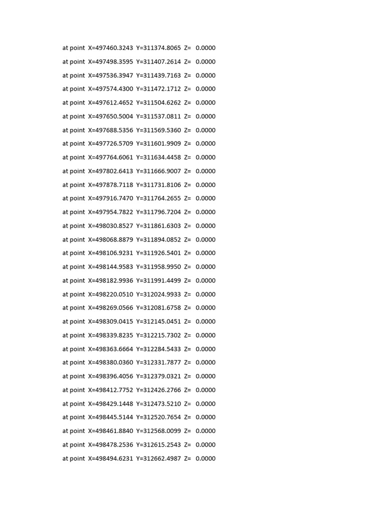 Geospatial Point Data Coordinates | PDF