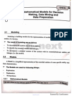 2-Mathematical Models For Decision Making, Data Mining and Data Preparation (E-Next - In)