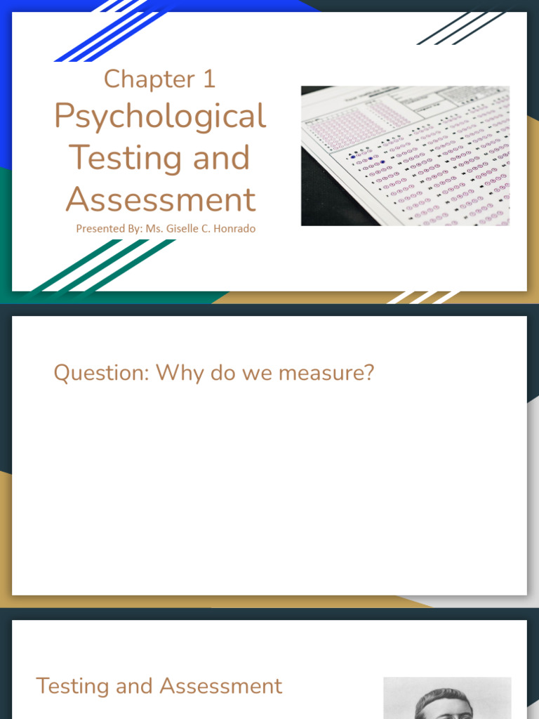 Understanding Psychological Testing & Assessment | PDF | Educational ...