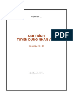 Quy Trinh Tuyen Dung Nhan Vien