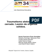 4-Traumatismo abdominal cerrado. Lesión de órganos sólidos