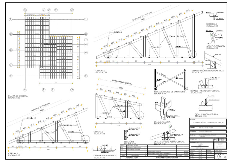 Calculo Estructural Cielo, Fundaciones Casa Base | PDF | Ingeniería ...