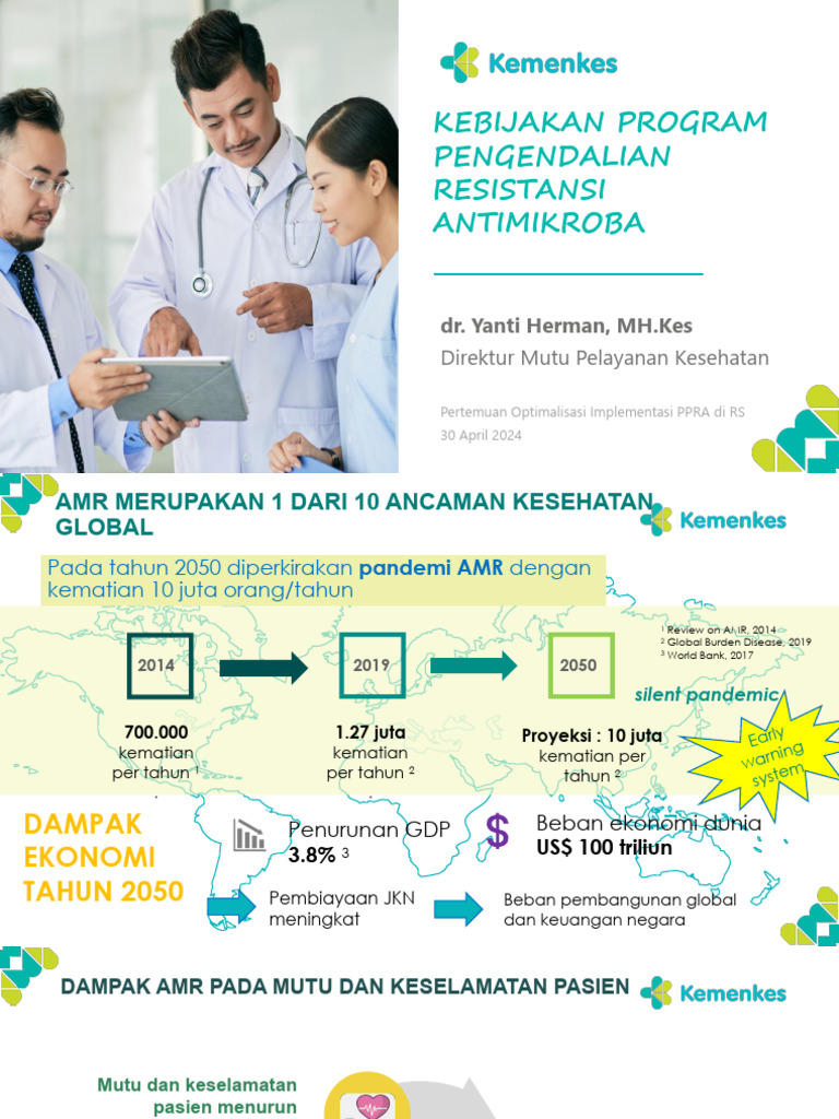 Kebijakan Pengendalian Resistansi Antimikroba | PDF