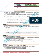 Série Fonction Organique3èmeMath - Nour. Pilote