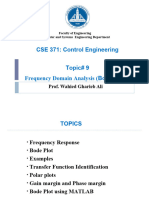 Topic#9 Frequency Domain Analysis (Bode Plots)