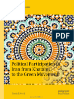 Political Participation in Iran From Khatami To The Green Movement CH 1