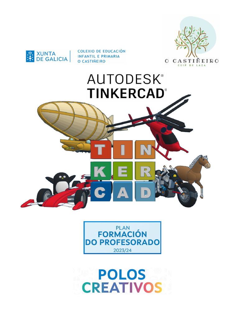 Manual-Tinkercad 3d - Ceip o Castiñeiro | PDF | Archivo de computadora ...