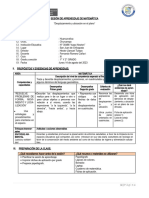 Sesion de Aprendizaje Desplazamiento y Ubicacion