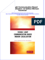 PDF Visible Light Communication Based Indoor Localization 1St Edition Mohsen Kavehrad Ebook Full Chapter