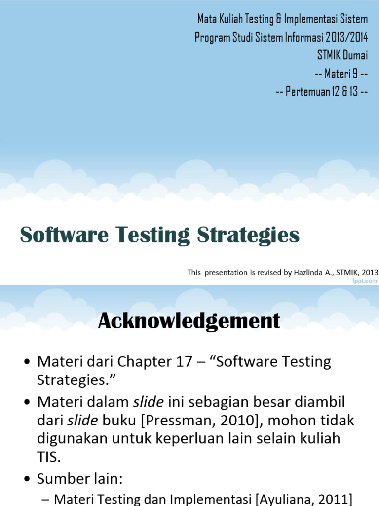 Empat Jenis Pengujian Software | PDF