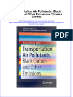 Full Chapter Transportation Air Pollutants Black Carbon and Other Emissions Thomas Brewer PDF