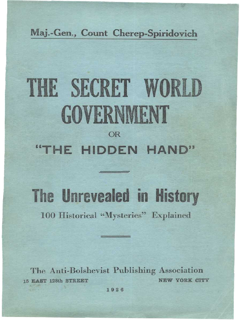 Secrets of World Government Unveiled | PDF | Jesus | Prophecy