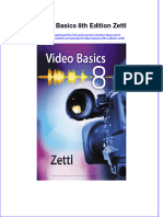 Download full chapter Video Basics 8Th Edition Zettl pdf docx