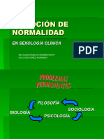 1 - LA NOCION DE NORMALIDAD EN SEXOLOGIA CLINICA