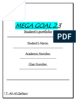 Mega Goal 2.3 WORKSHEETS